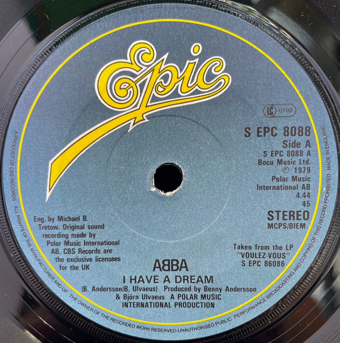 ABBA – I Have A Dream - USED Vinyl 7" Single