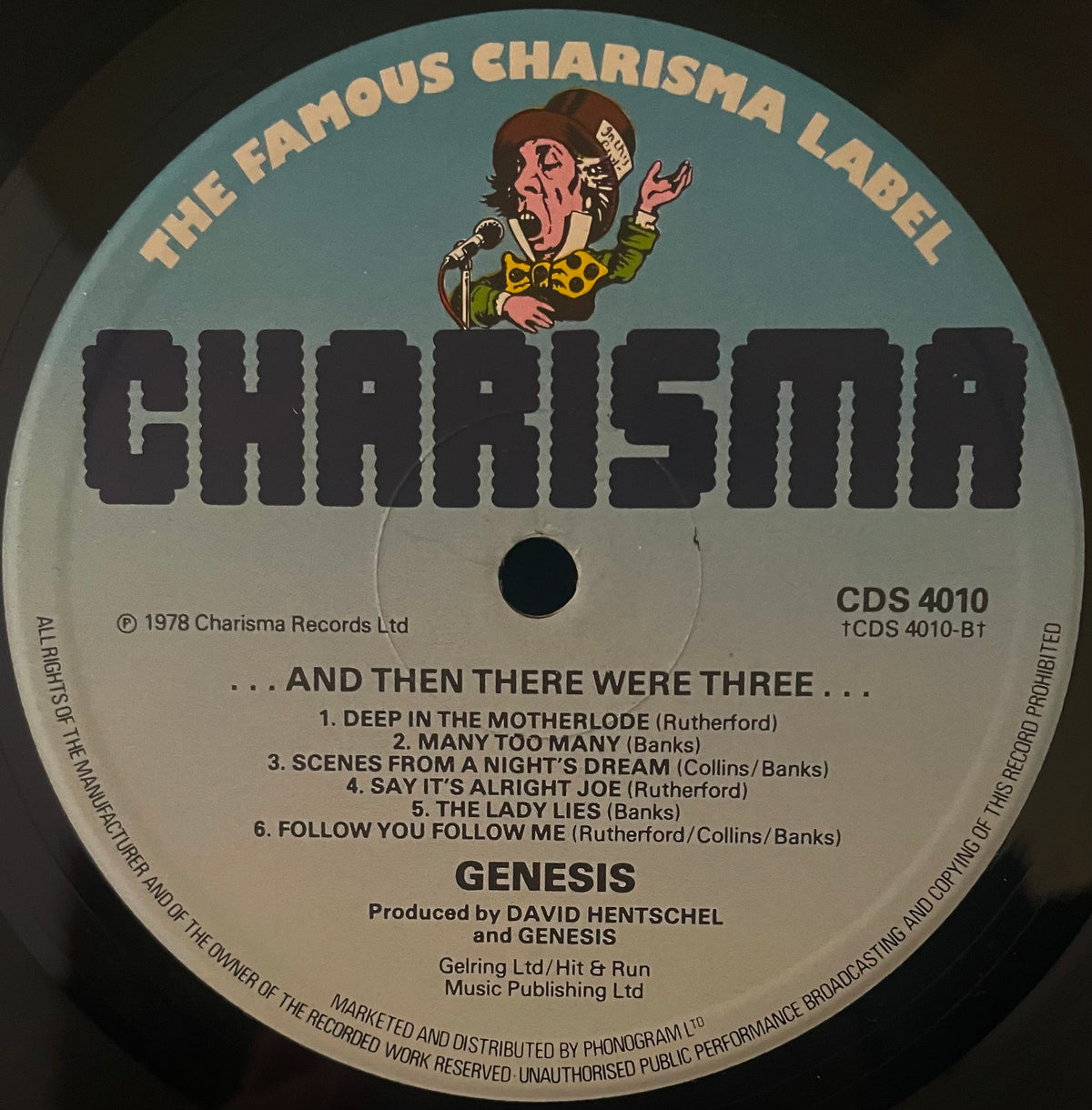 Genesis – ...And Then There Were Three... - USED Vinyl LP