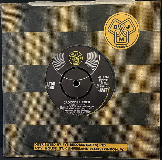 Elton John – Crocodile Rock - USED Vinyl 7" Single