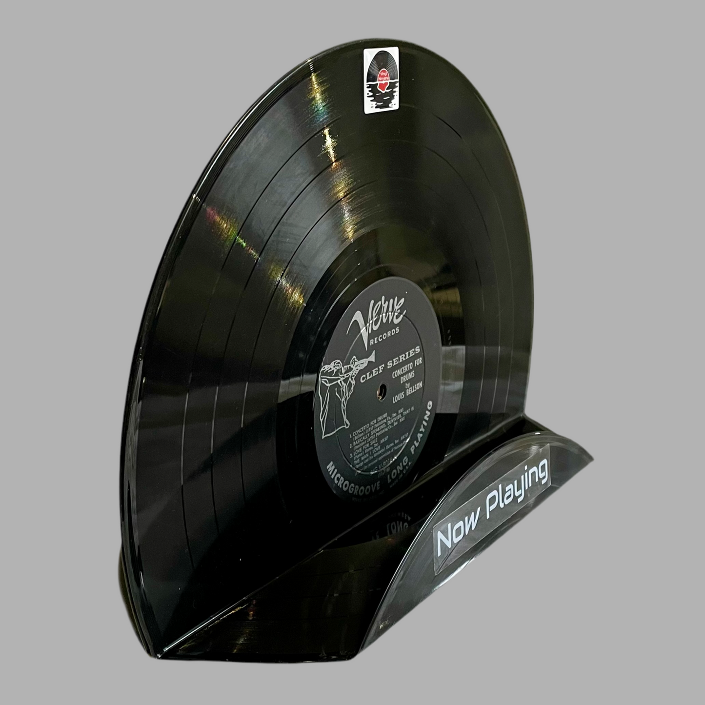 The ‘Verve’ Vinyl Record ‘Now Playing’ Record Stand