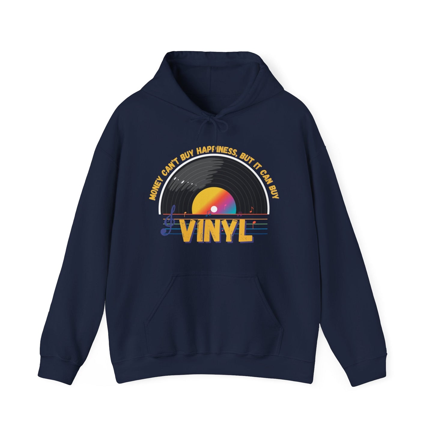 'Money Can't Buy Happiness, But It Can Buy Vinyl' Men's Hoodie