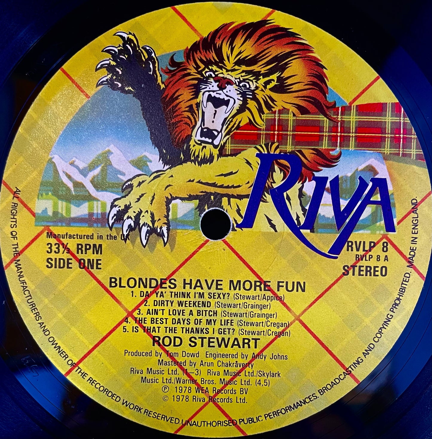 Rod Stewart – Blondes Have More Fun - USED Vinyl LP