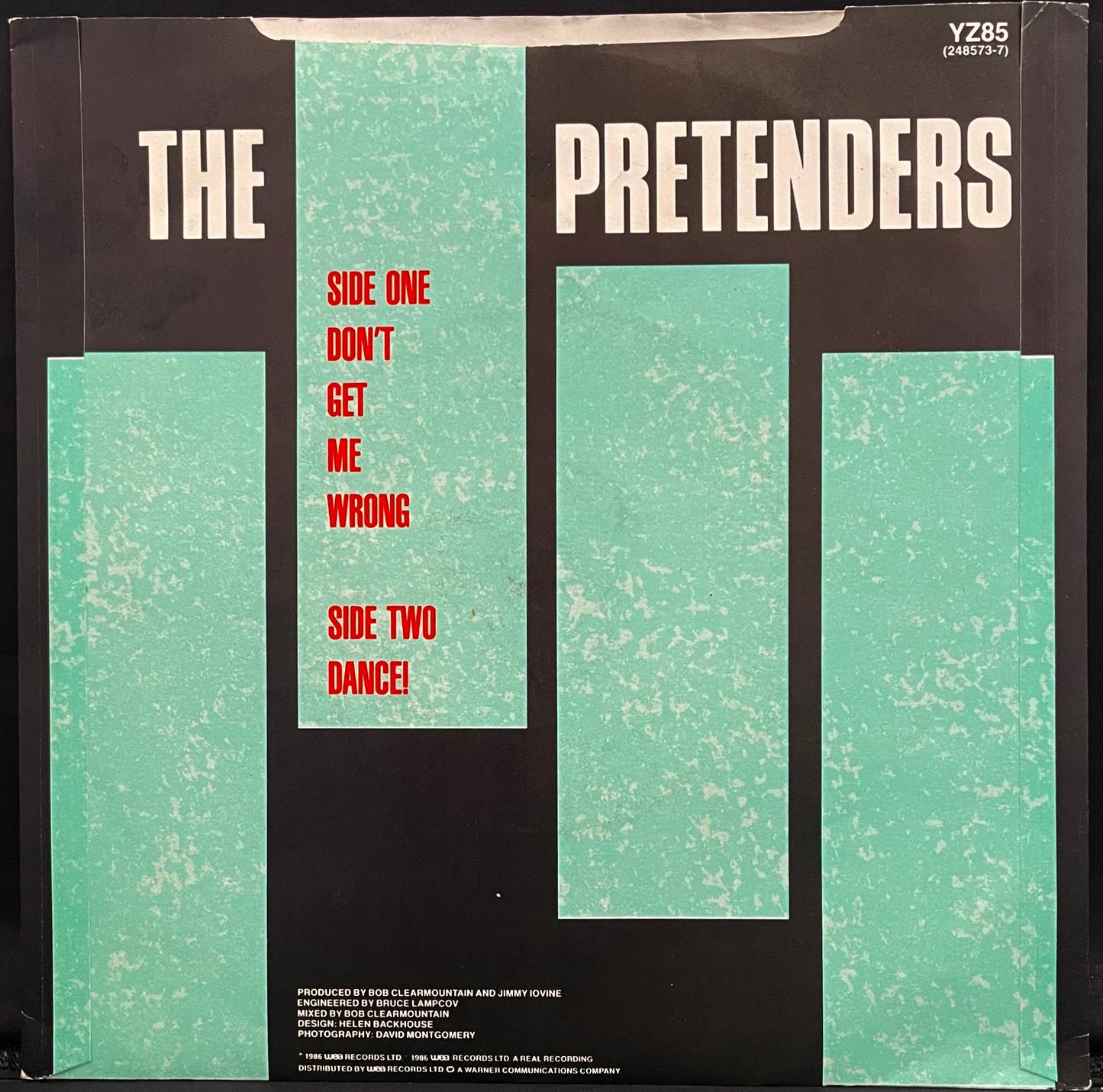 The Pretenders – Don't Get Me Wrong - USED Vinyl 7" Single