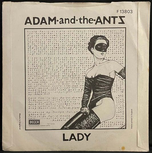 Adam And The Ants – Young Parisians – USED Vinyl 7" Single