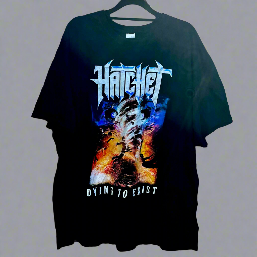 Hatchet - Dying To Exist - Vintage T-Shirt (2XL)