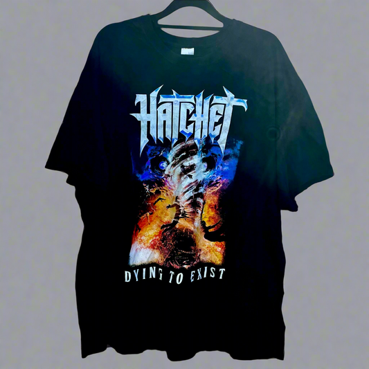 Hatchet - Dying To Exist - Vintage T-Shirt (2XL)