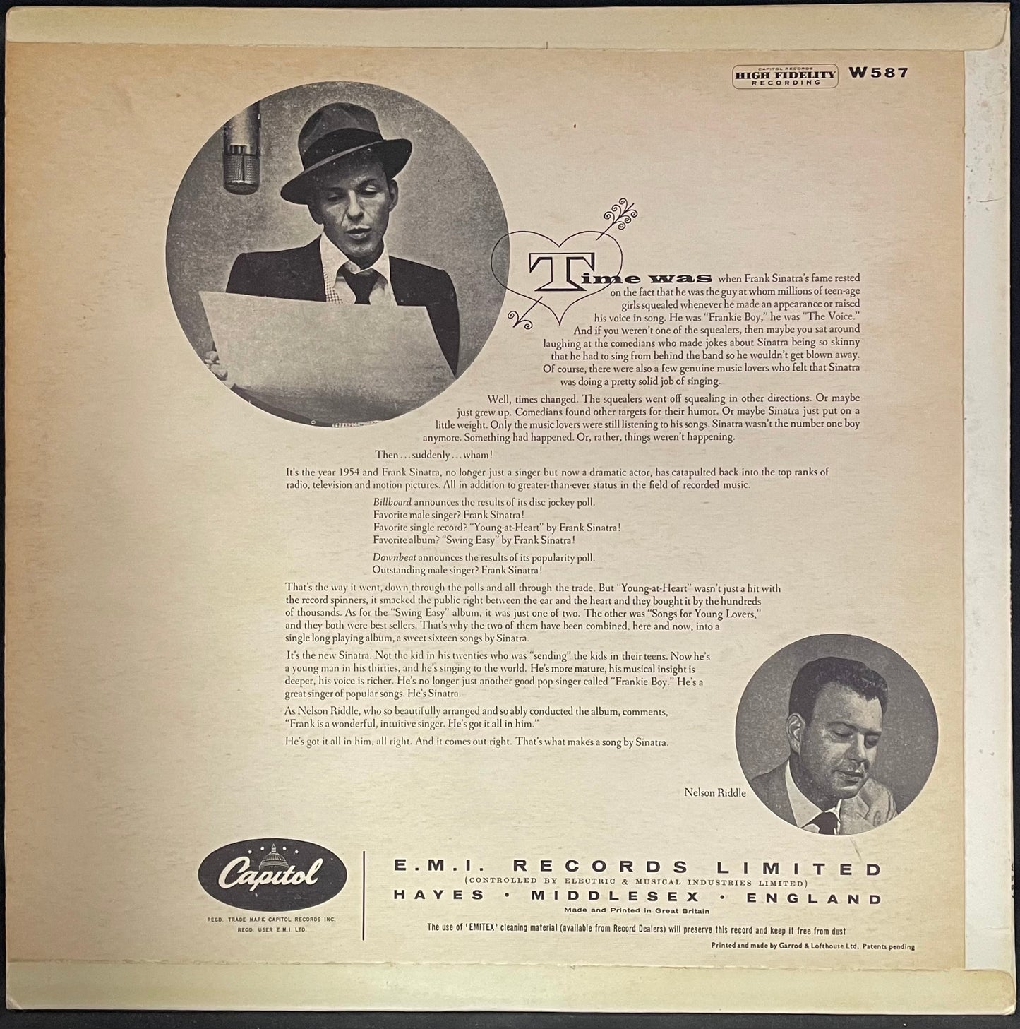 Frank Sinatra – Swing Easy! And Songs For Young Lovers - USED Vinyl LP