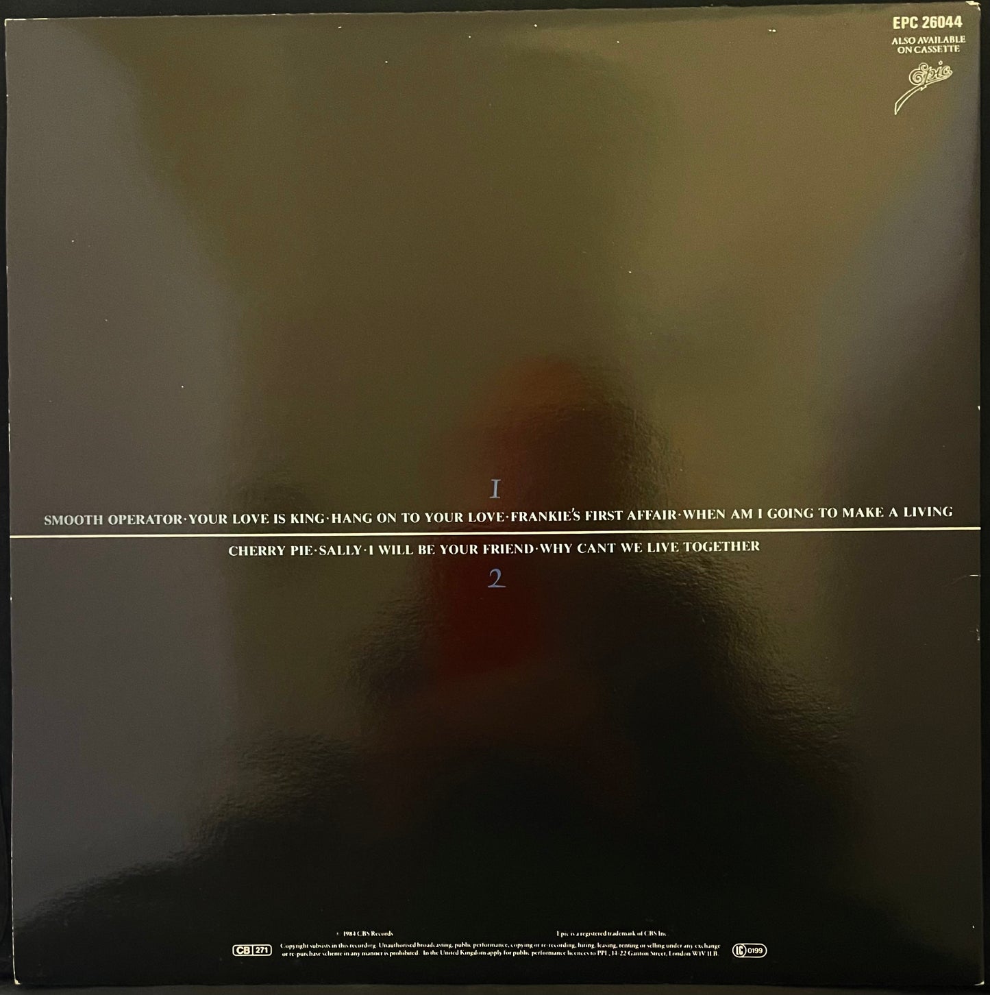 Sade – Diamond Life - USED Vinyl LP