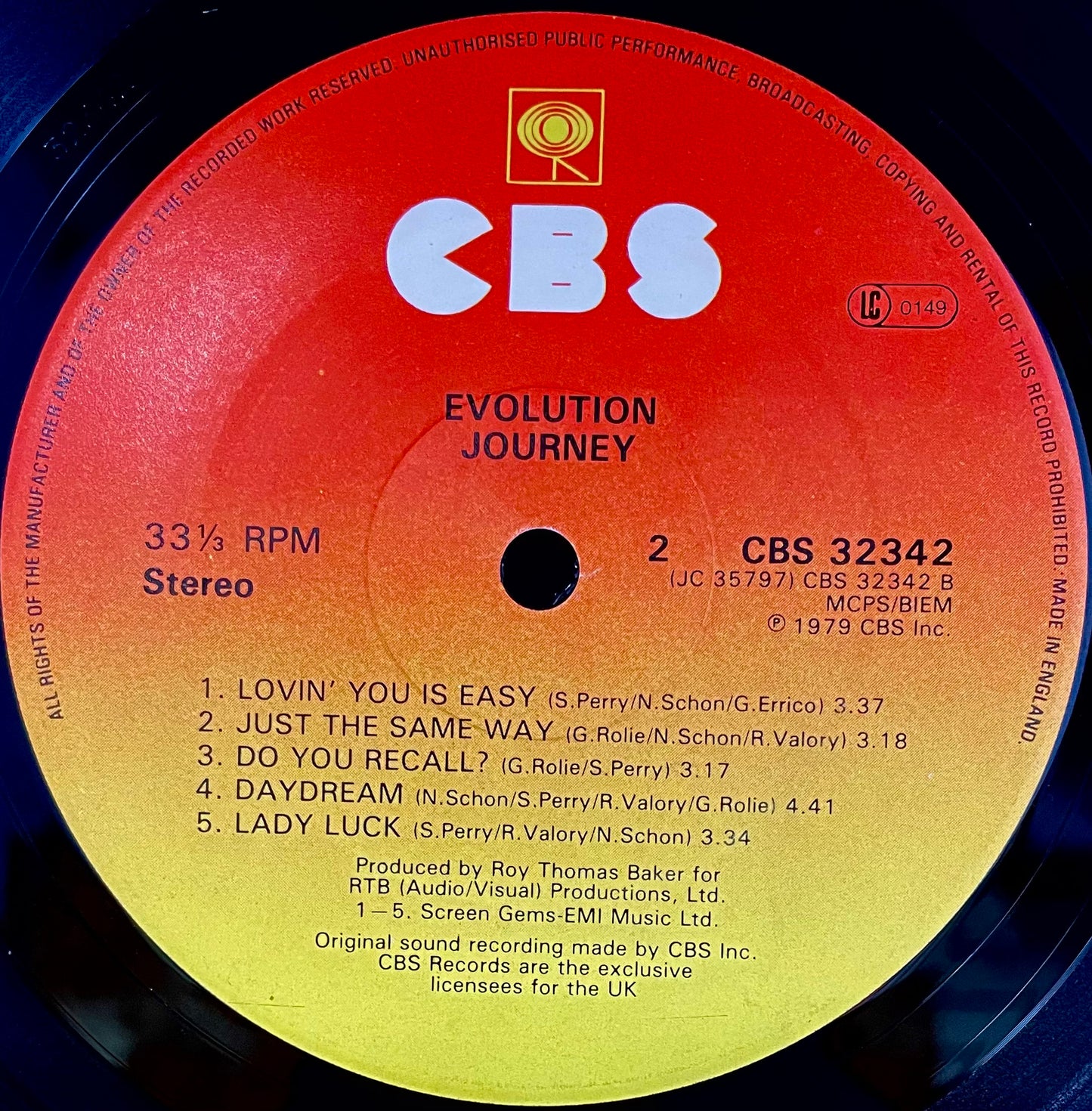 Journey – Evolution - USED Vinyl LP