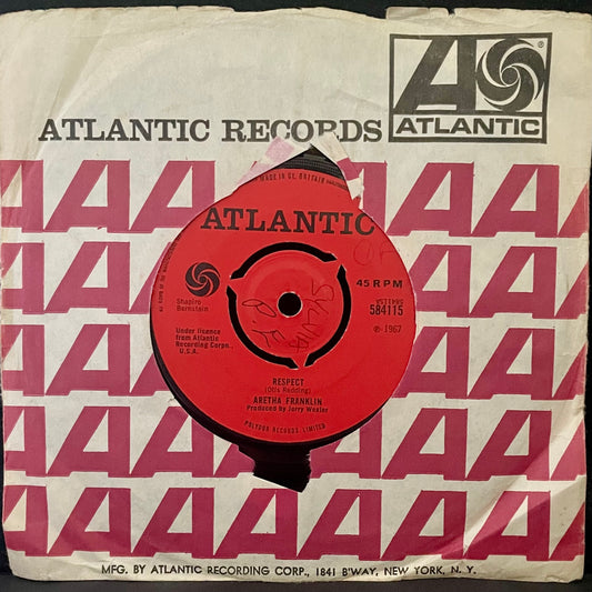 Aretha Franklin – Respect - USED Vinyl 7" Single