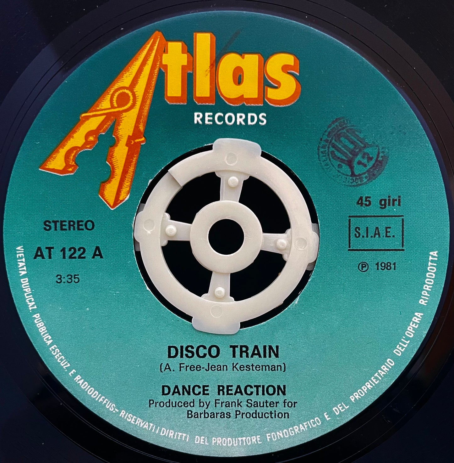 Dance Reaction – Disco Train – USED Vinyl 7" Single