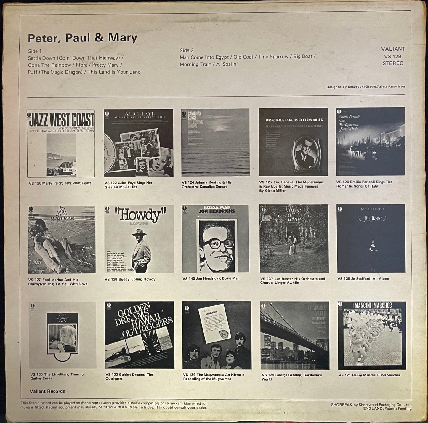 Peter, Paul And Mary – Peter, Paul & Mary - USED Vinyl LP