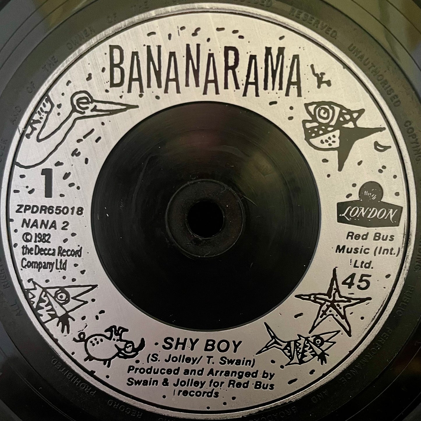 Bananarama – Shy Boy - USED Vinyl 7" Single