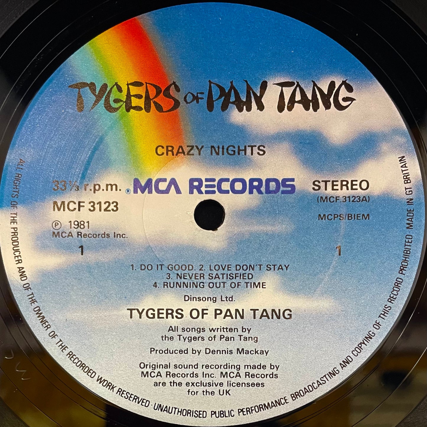 Tygers Of Pan Tang – Crazy Nights - USED Vinyl 2LP