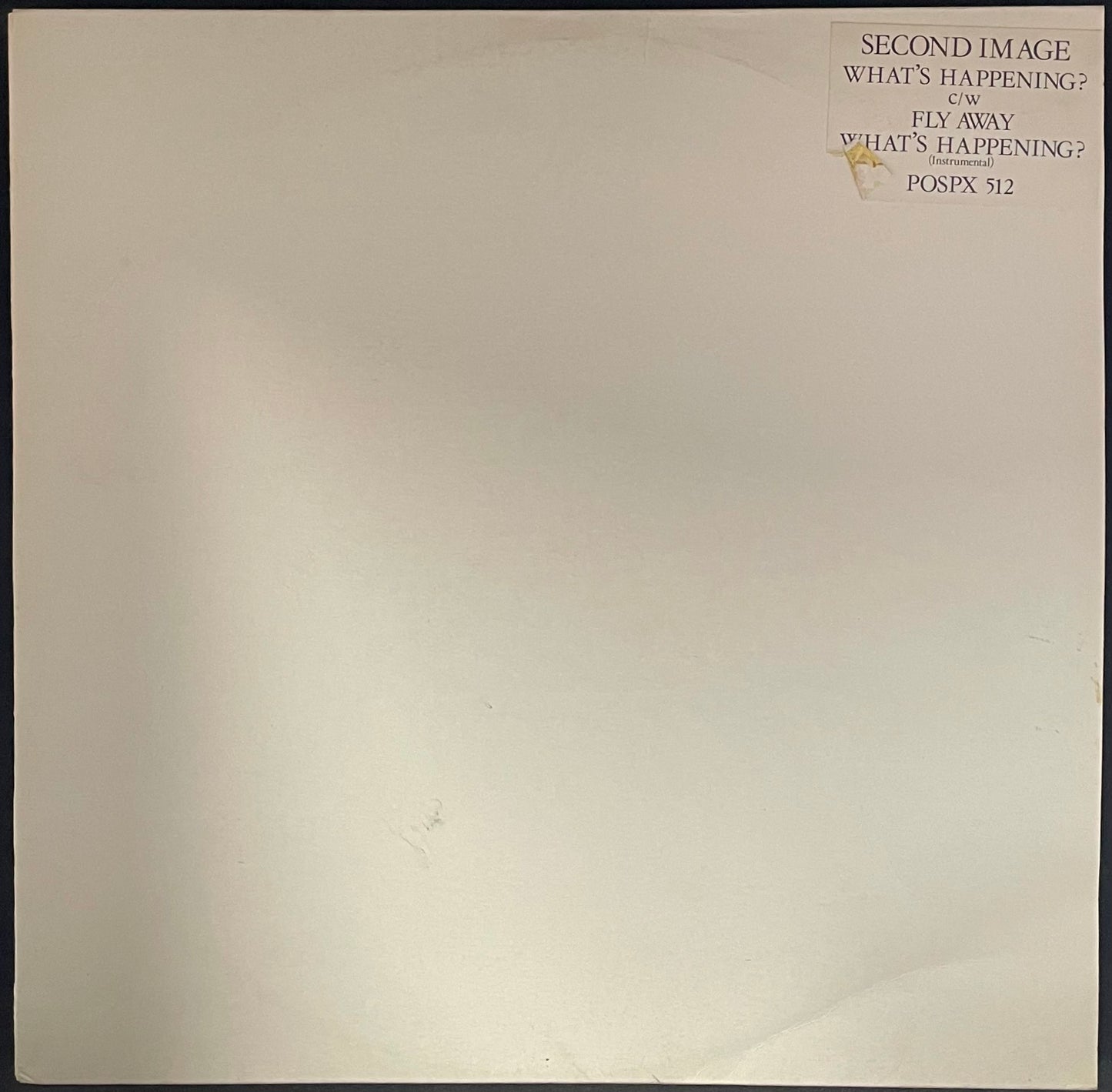 Second Image – What's Happening? - USED Vinyl LP PROMO