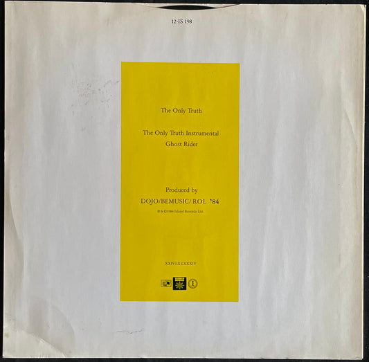 Paul Haig – The Only Truth - USED Vinyl 12" Single