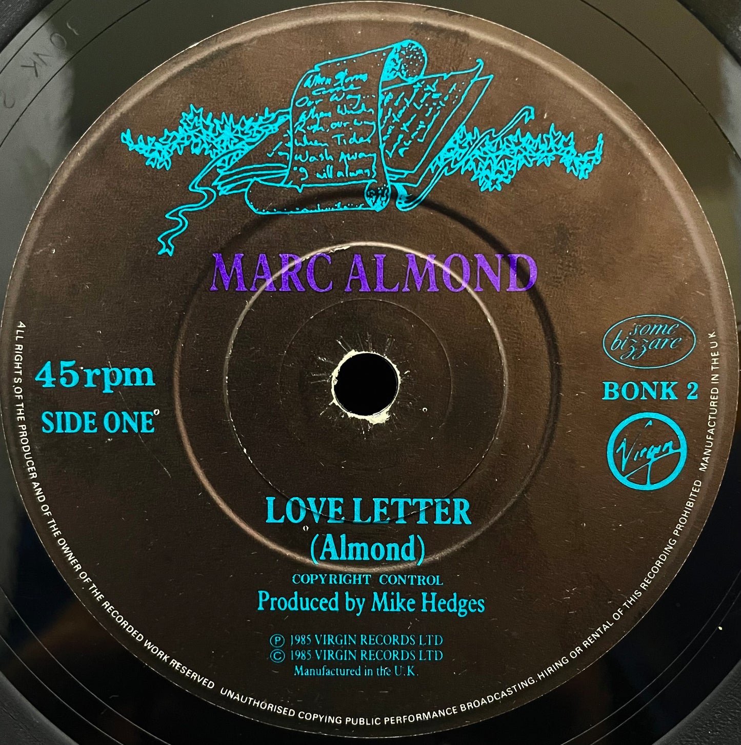 Marc Almond – Love Letter – USED Vinyl 7" Single