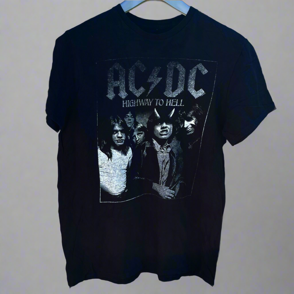 AC/DC - Highway To Hell - Vintage T-Shirt (M)