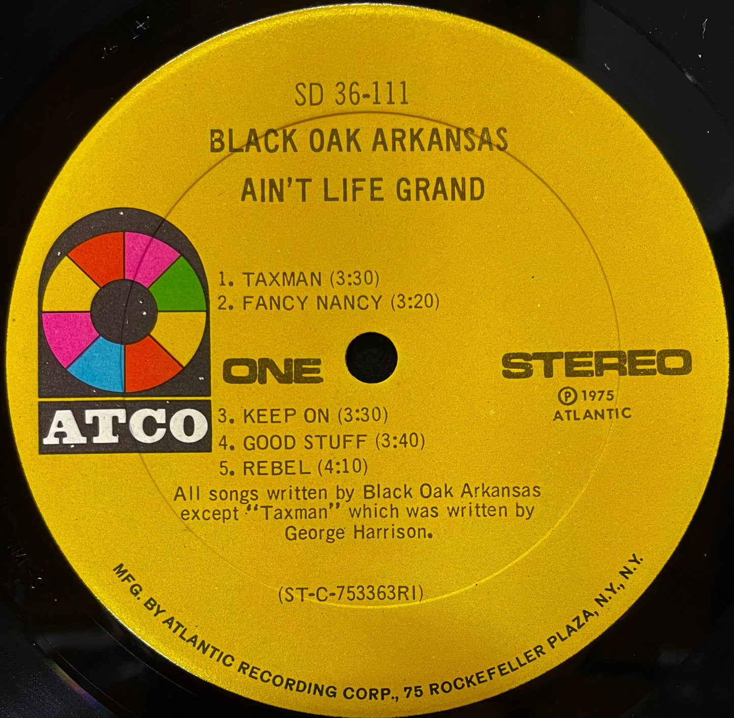 Black Oak Arkansas – Ain't Life Grand - USED Vinyl LP