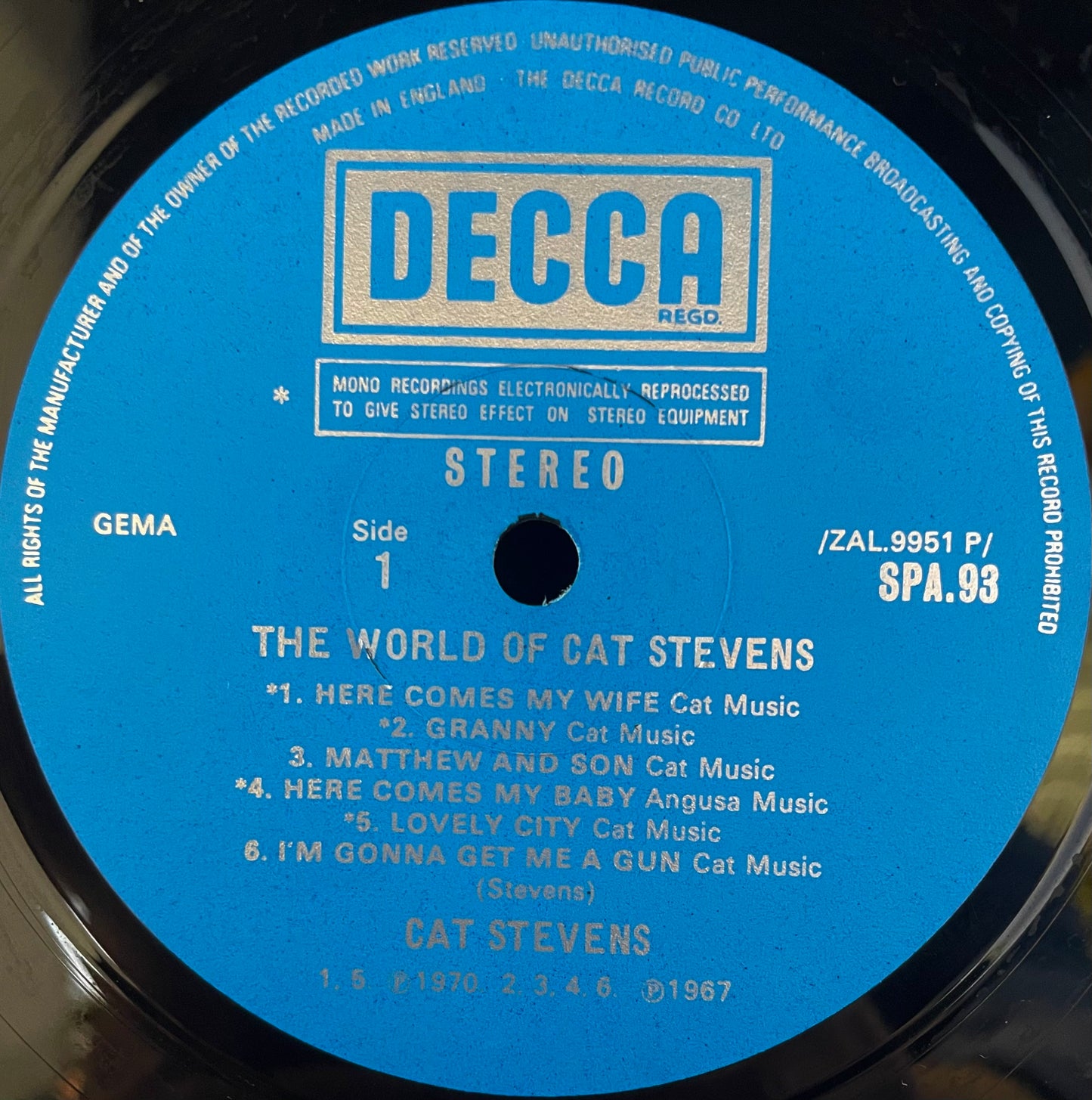 Cat Stevens – The World Of Cat Stevens - USED Vinyl LP