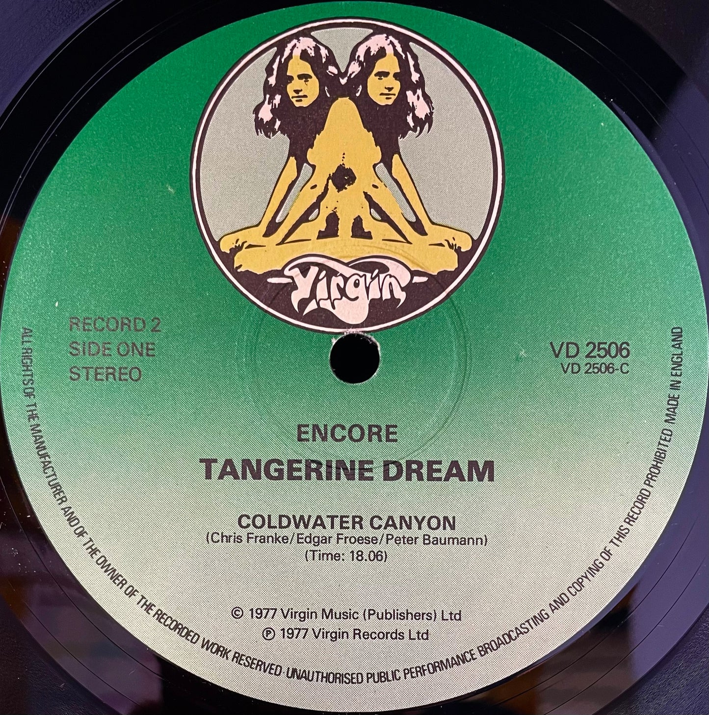 Tangerine Dream – Encore - USED Vinyl 2LP