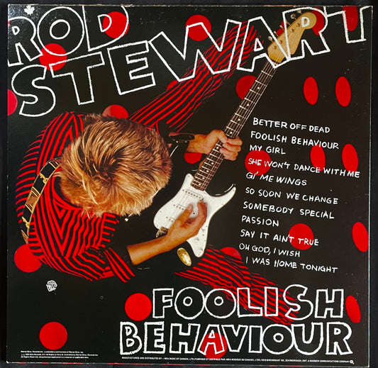 Rod Stewart – Foolish Behaviour - USED Vinyl LP