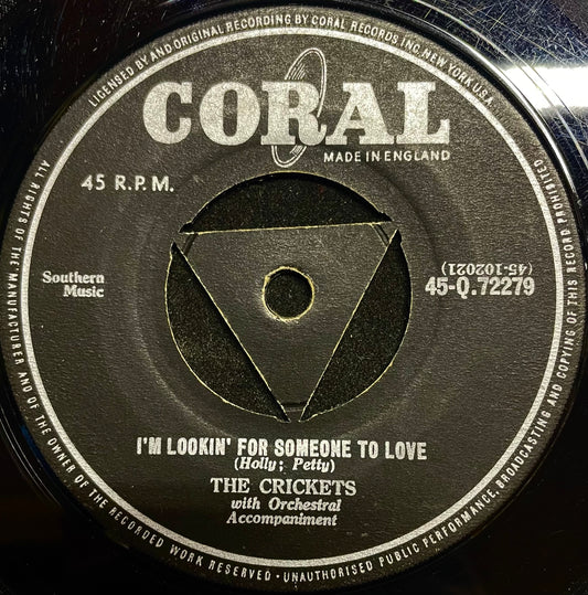 The Crickets – That’ll Be The Day - USED Vinyl 7" Single