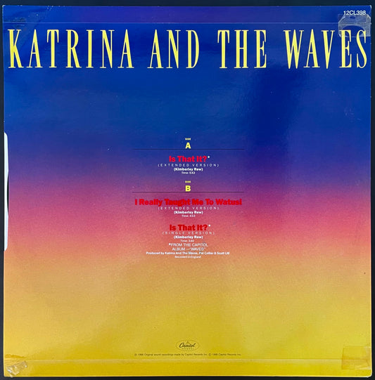 Katrina And The Waves – Is That It? (Extended Version) - USED Vinyl 12" Single