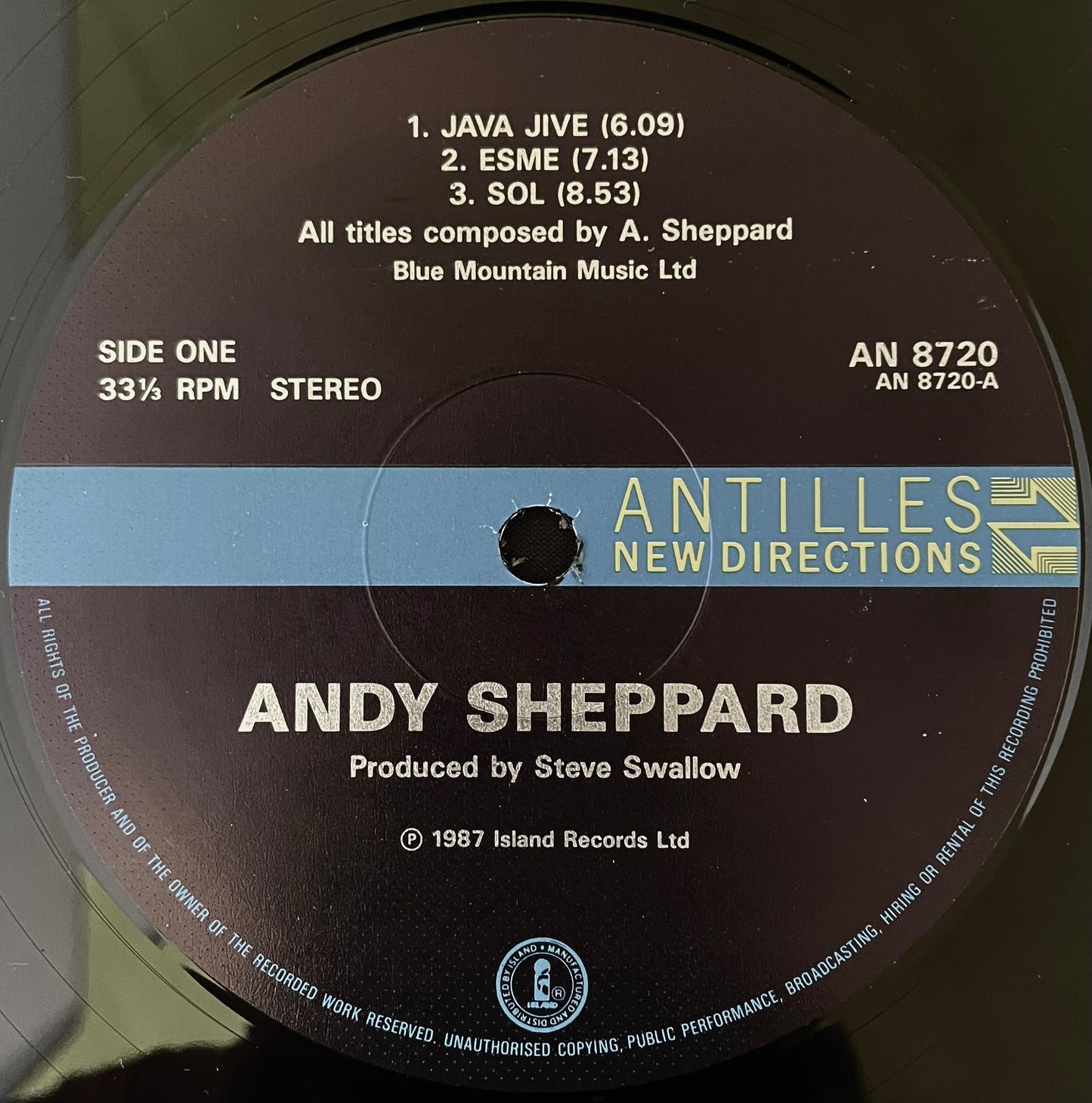 Andy Sheppard – Andy Sheppard - USED Vinyl LP