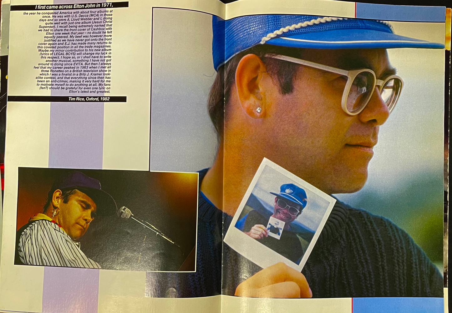 Elton John - Xmas at the Odeon Tour Programme