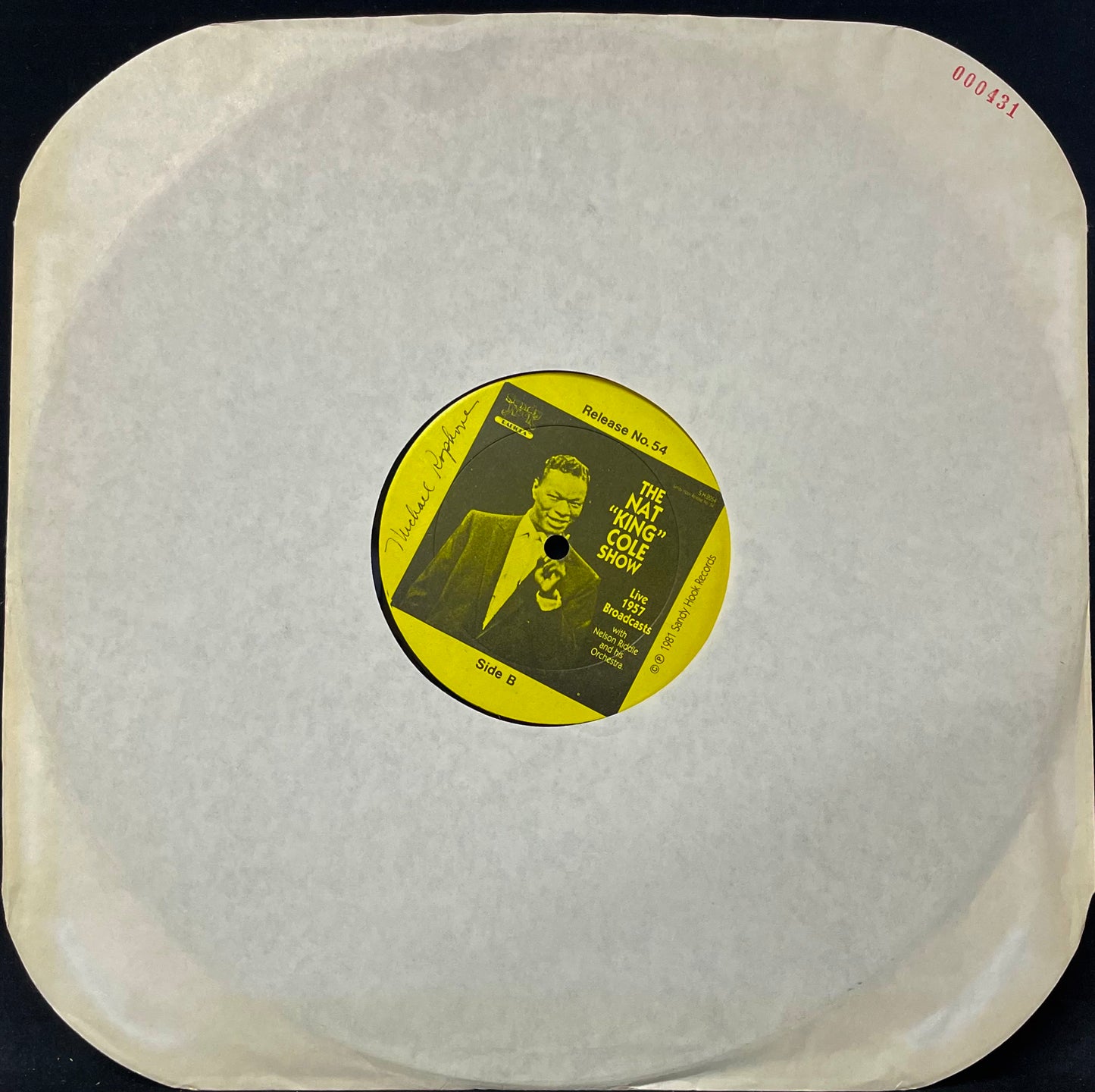 Nat King Cole, Nelson Riddle – The Nat King Cole Show~Live 1957 Broadcasts - USED Vinyl LP MONO