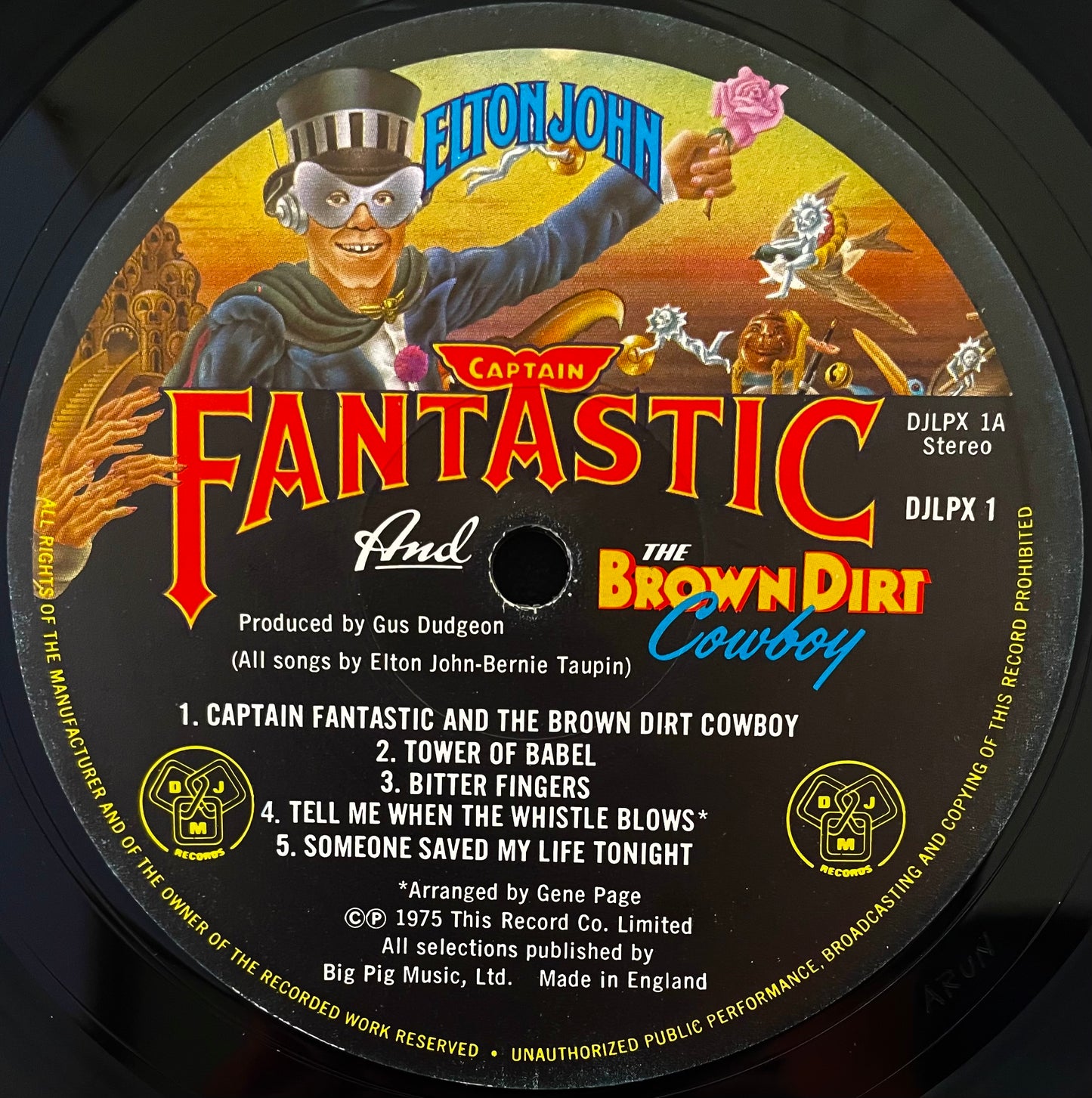 Elton John – Captain Fantastic And The Brown Dirt Cowboy - USED Vinyl LP