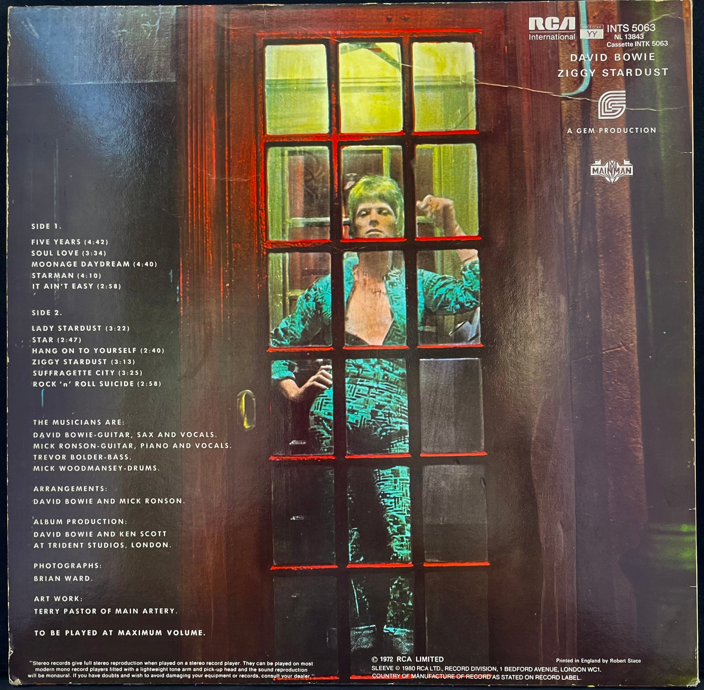 David Bowie – The Rise And Fall Of Ziggy Stardust And The Spiders From Mars - USED Vinyl LP