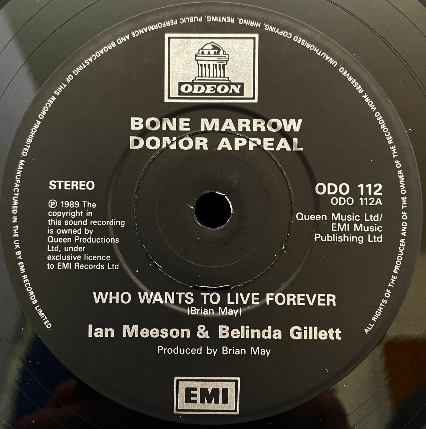 Ian &amp; Belinda – Who Wants To Live Forever – gebrauchte 7"-Vinyl-Single