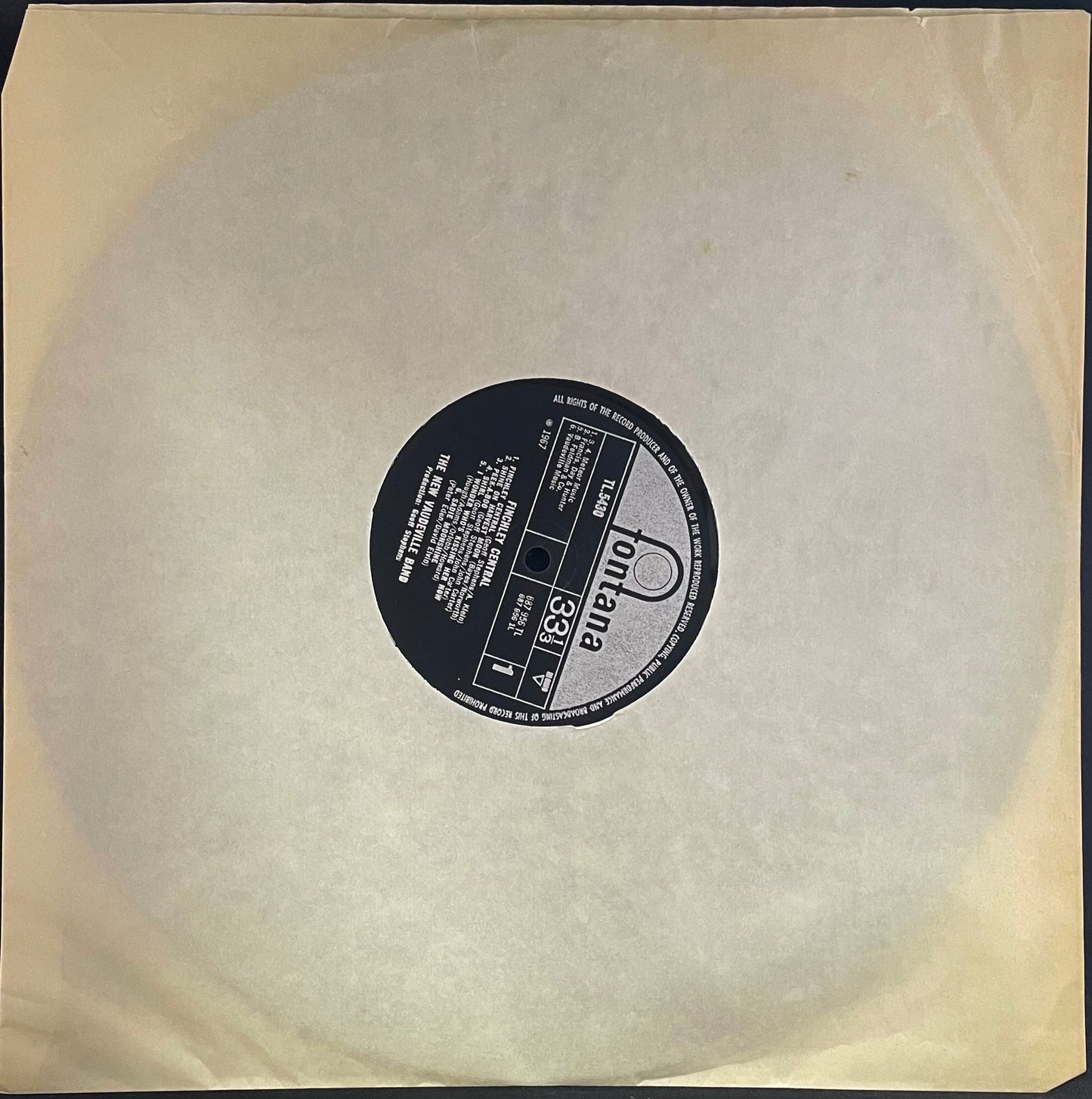 The New Vaudeville Band – Finchley Central- USED Vinyl LP MONO