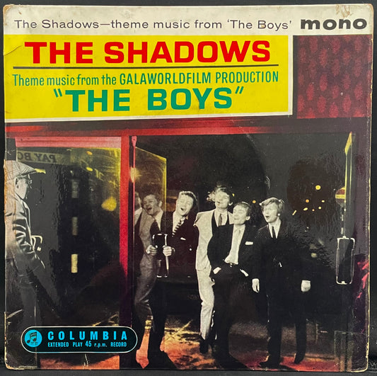 The Shadows – Titelmusik von „The Boys“ – GEBRAUCHTES 7"-Vinyl EP – MONO