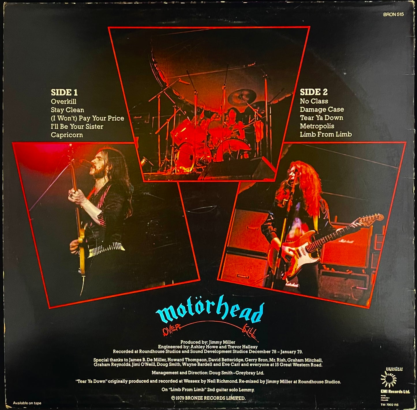 Motörhead – Overkill - USED Vinyl LP