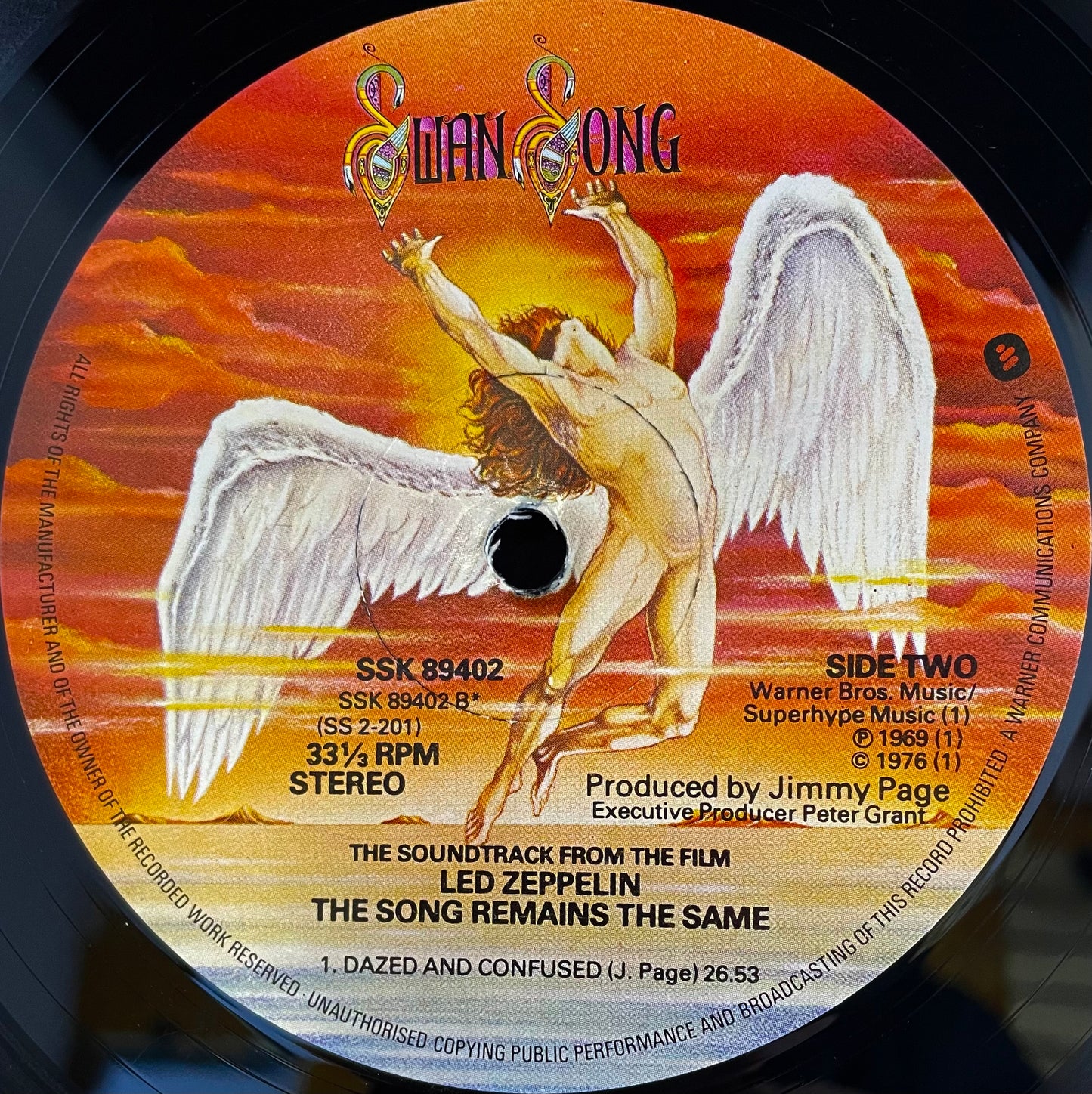 Led Zeppelin – The Soundtrack From The Film The Song Remains The Same - USED Vinyl 2LP