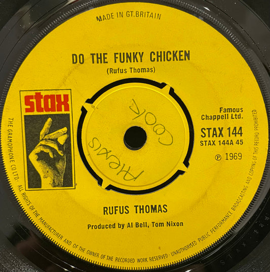 Rufus Thomas – Do The Funky Chicken – USED Vinyl 7" Single