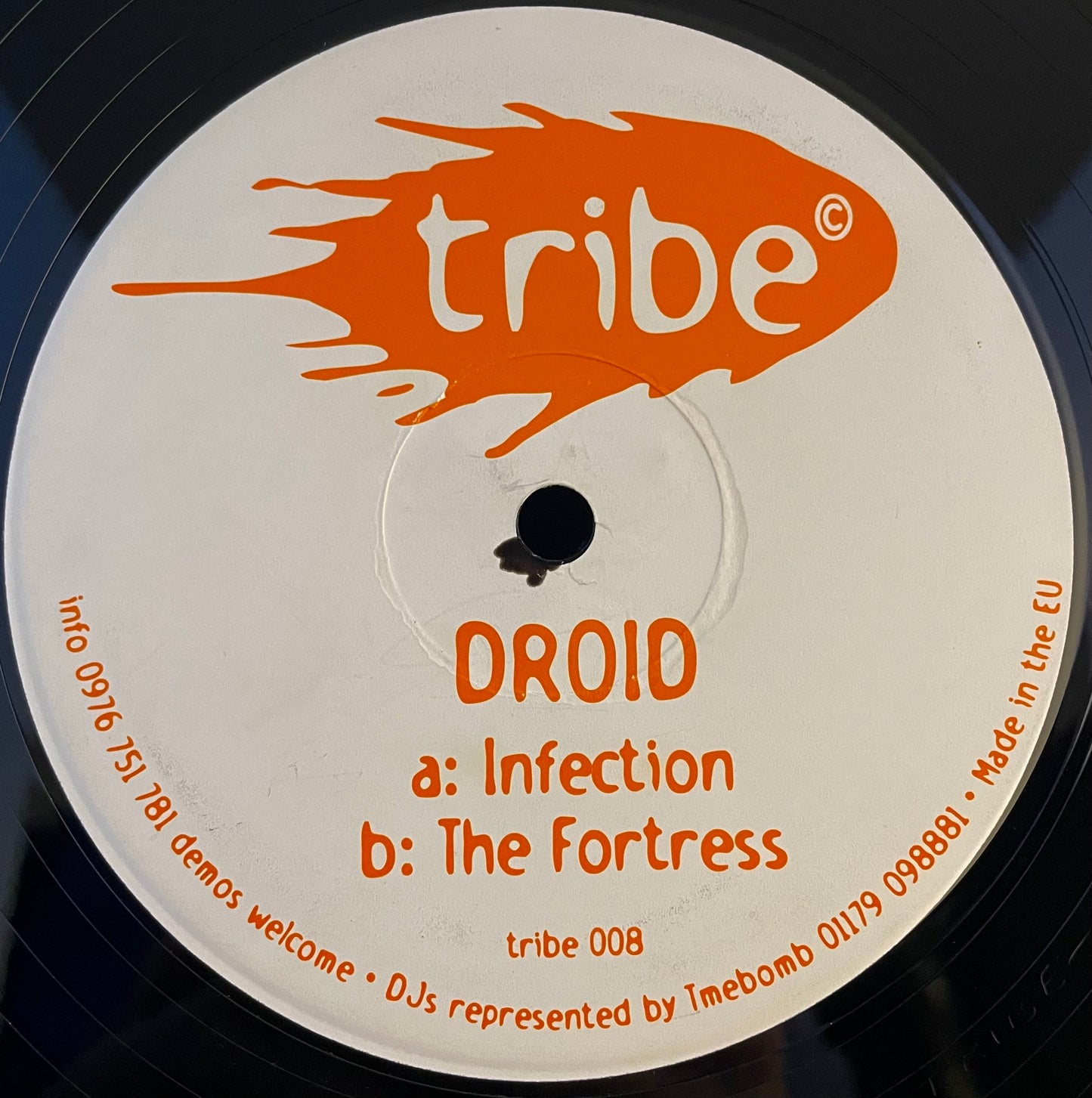 Droid – Infection / The Fortress – USED Vinyl 12" Single