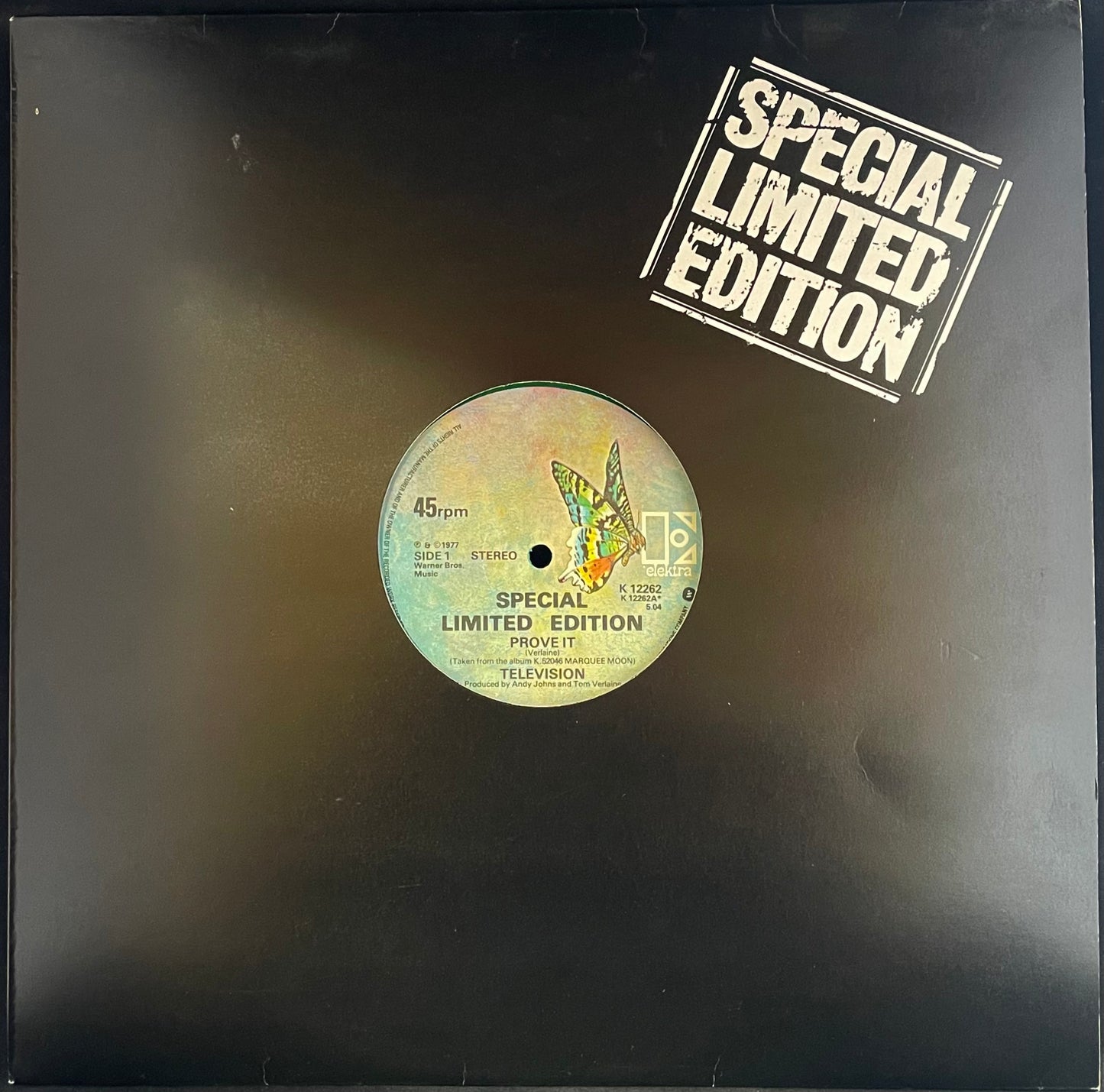 Television – Prove It - USED Vinyl 12" Single Green