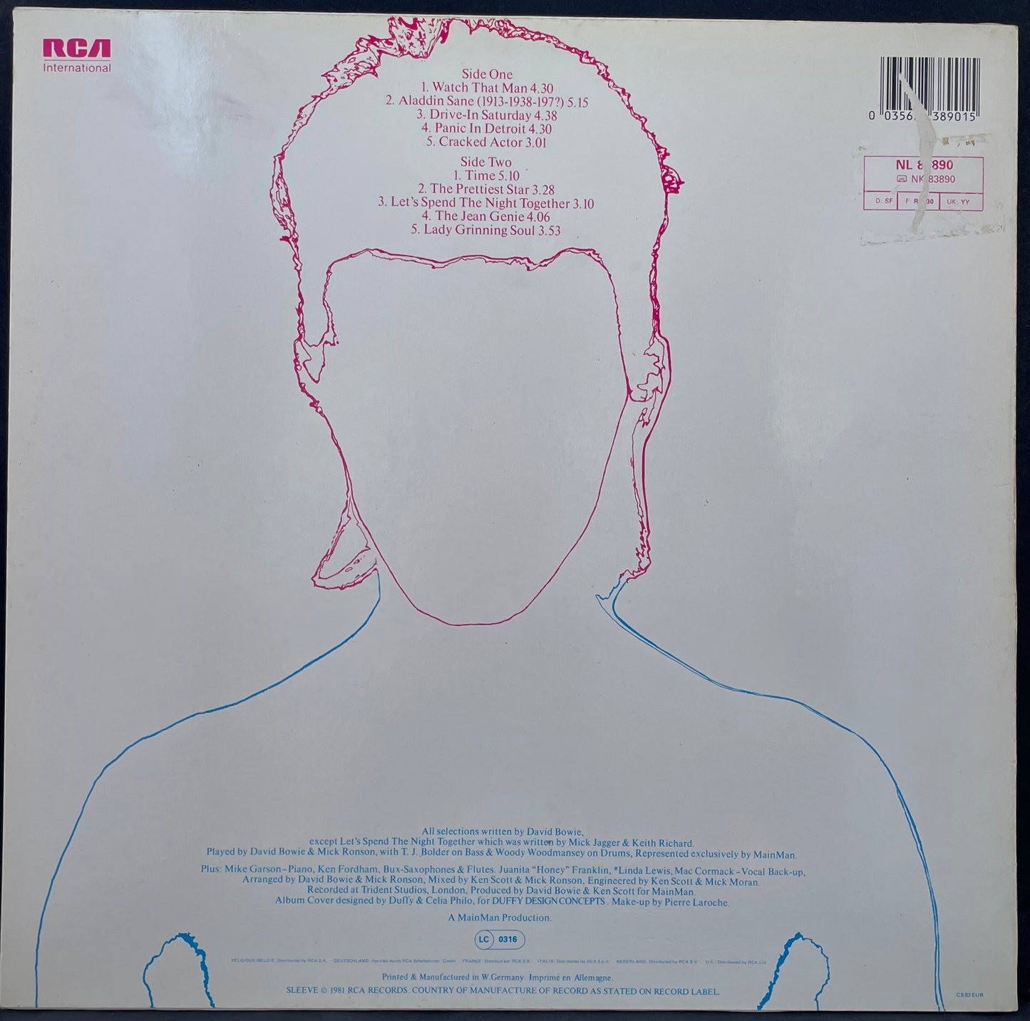 David Bowie – Aladdin Sane - USED Vinyl LP