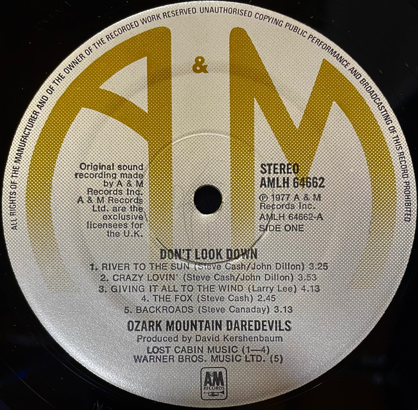 The Ozark Mountain Daredevils – Don't Look Down - USED Vinyl LP