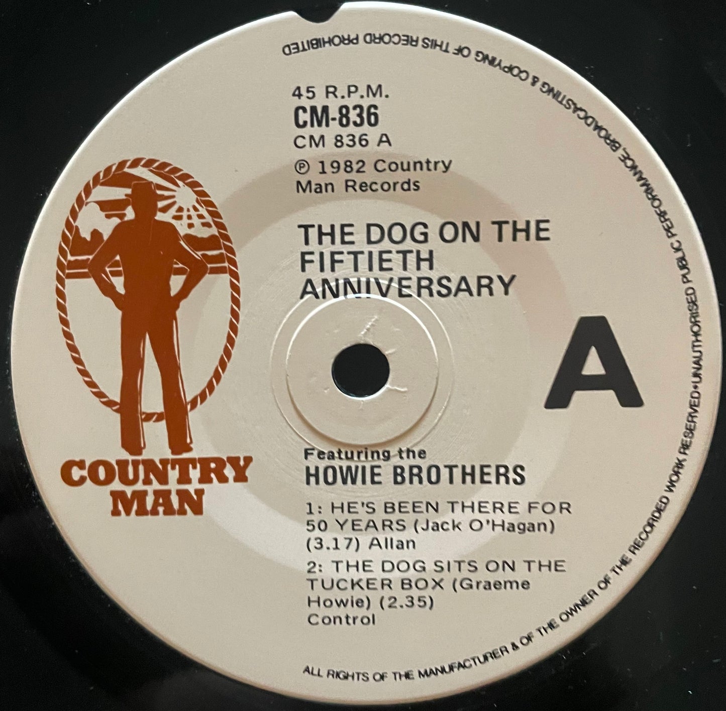 The Howie Brothers – The Dog On The Tucker Box Fiftieth Anniversary - USED Vinyl 7" EP