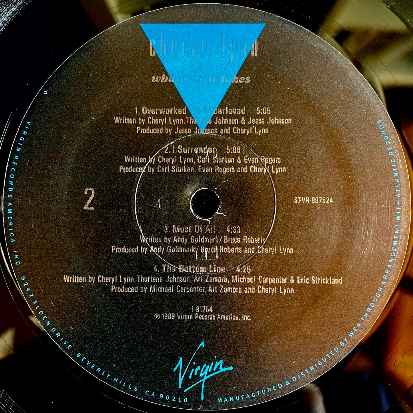 Cheryl Lynn – Whatever It Takes - USED Vinyl LP