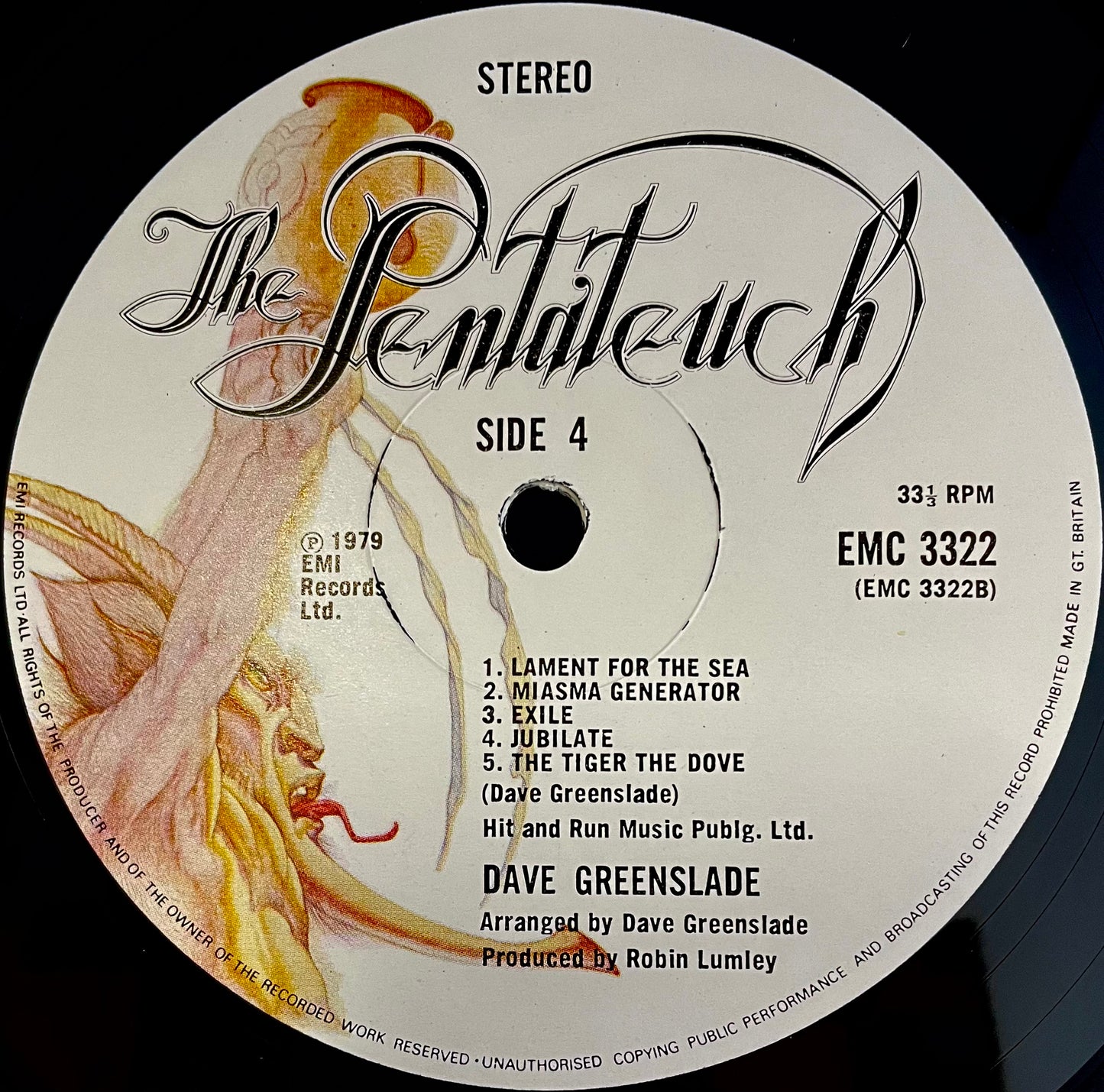 Patrick Woodroffe / Dave Greenslade – The Pentateuch Of The Cosmogony - USED Vinyl 2LP Book