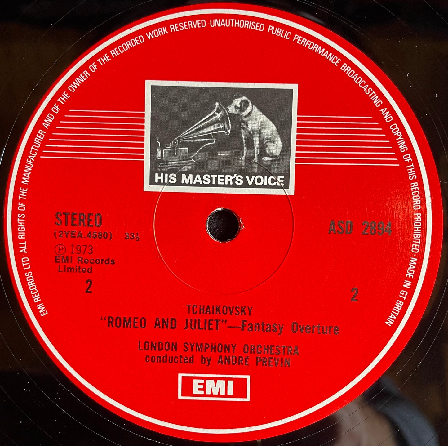 Tchaikovsky - André Previn – 1812 Overture, Romeo and Juliet, Marche Slave. - USED Vinyl LP