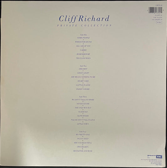 Cliff Richard – Private Collection (1979 - 1988) - USED Vinyl 2LP