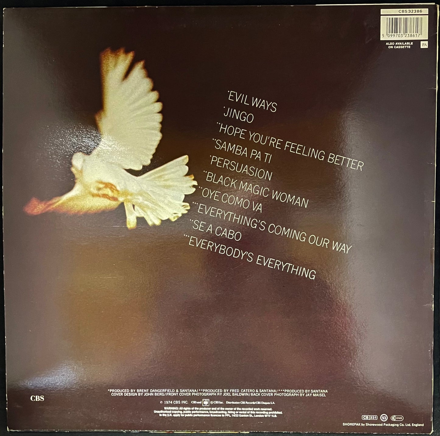 Santana – Santana's Greatest Hits - USED Vinyl LP