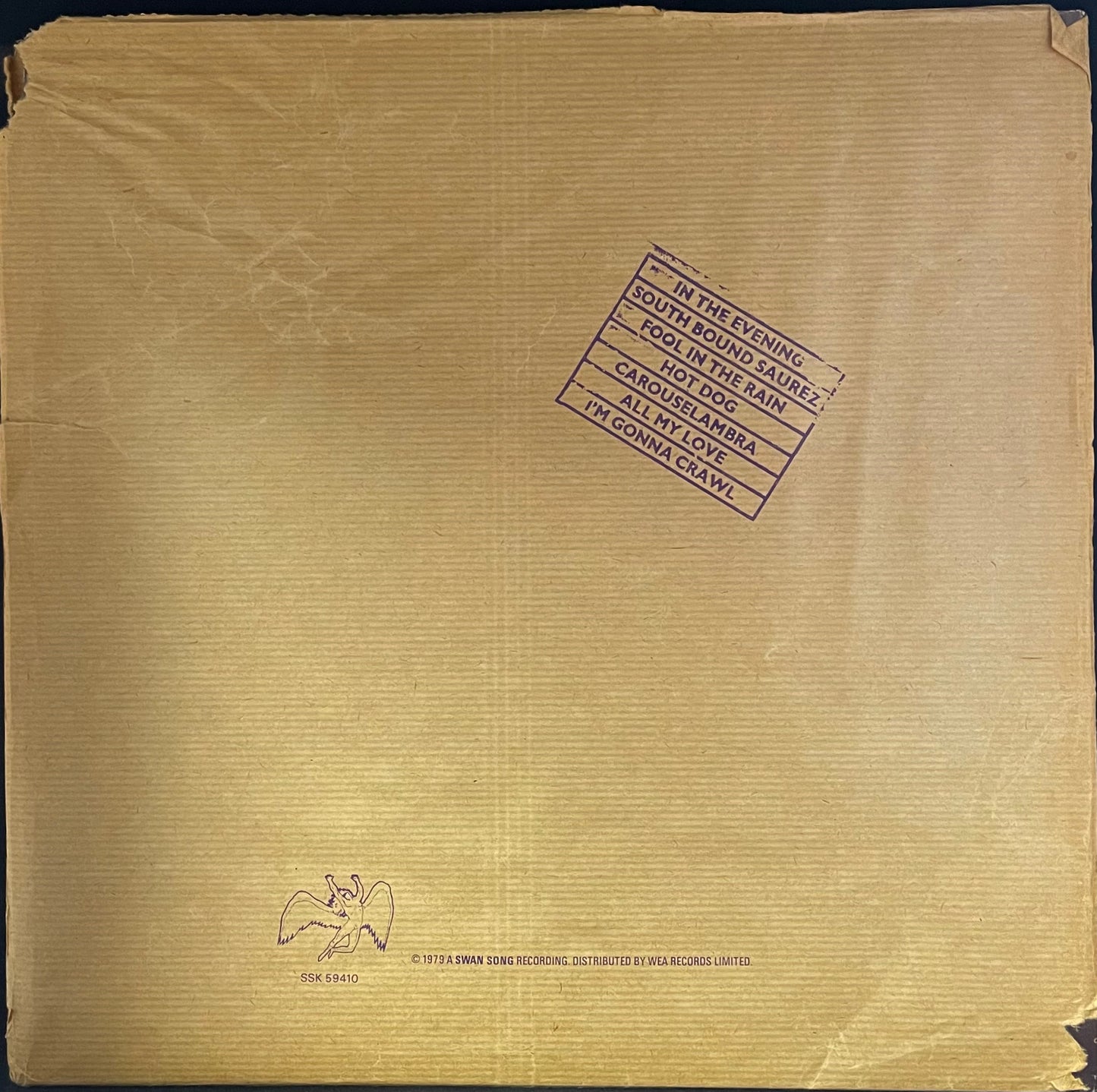 Led Zeppelin – In Through The Out Door - USED Vinyl LP